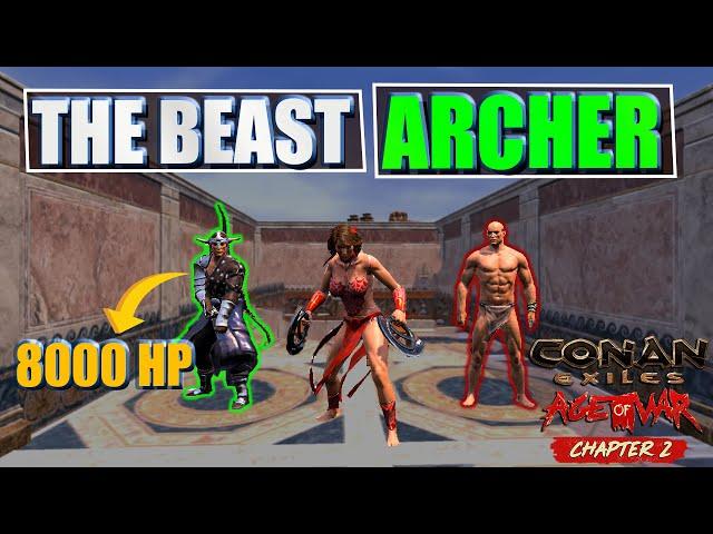 Top1 Archer Thrall With 100% Spawn Chance -6000 Hp With 70 Agility:Conan Exiles Age Of War Chapter 2