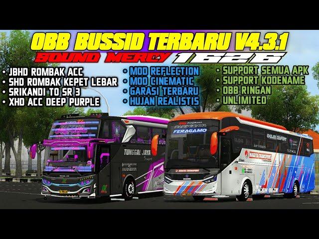 UPDATE ‼️OBB BUSSID TERBARU V4.3.1 | SOUND MERCY 1626 FULL ROMBAK  DAN TINGGAL PAKAI 