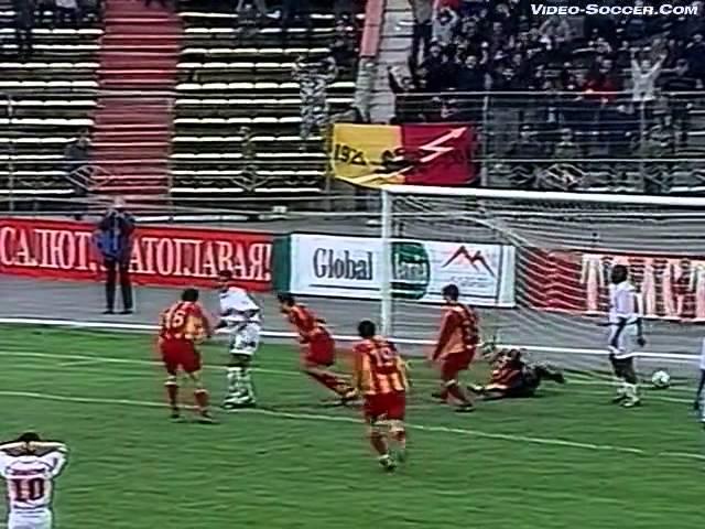 Алания (Владикавказ, Россия) - СПАРТАК 4:3, Чемпионат России - 2002