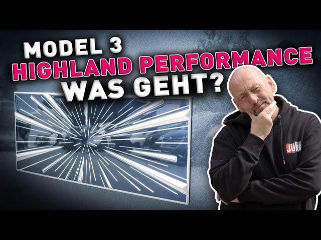 Ove Kröger testet das Model 3 Highland Performance mit mir