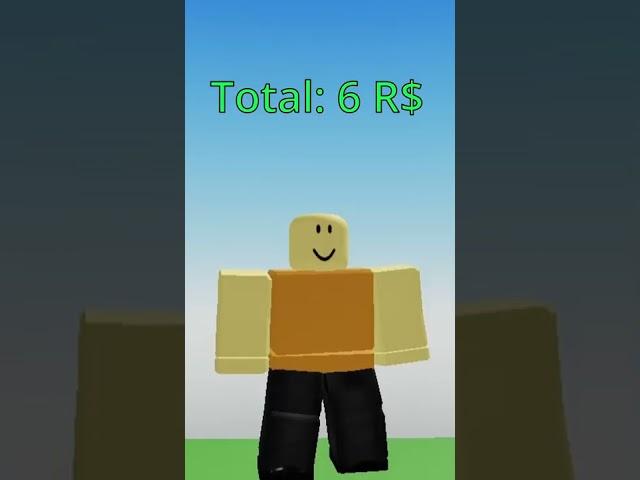 Cheapest Avatar Idea ! #shorts #roblox