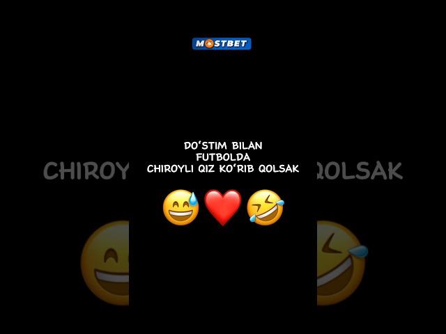 DO'STIM BILAN FUTBOLDA CHIROYLI QIZ KO'RIB QOLSAK ️ #shorts #tiktok #instagram #youtubeshorts