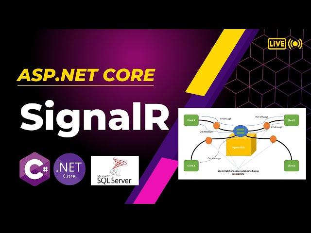 ASP.NET Core SignalR | Real Time Notification Application | C# | MSSQL