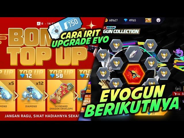  EVOGUN TERBARU RILIS NANTI MALAM - BOCORAN BONUS TOPUP! CARA HEMAT UPGRADE EVOGUN SAMPAI MAX MURAH