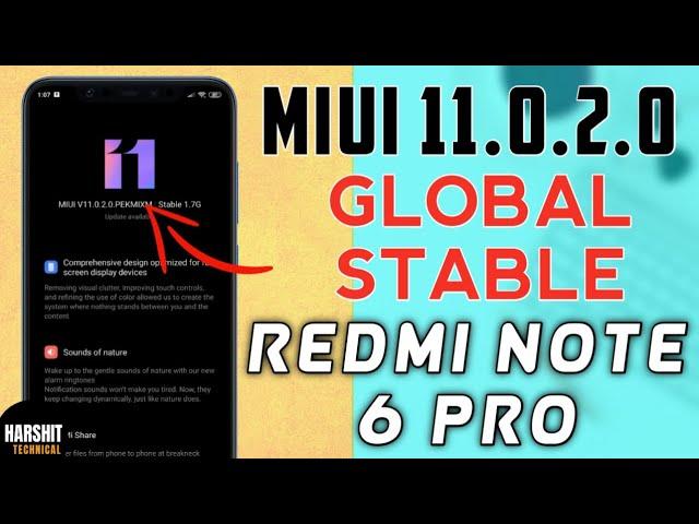 [OFFICIAL] Install MIUI 11.0.2.0 Global Stable Redmi Note 6 Pro | MIUI 11 Global Stable Update