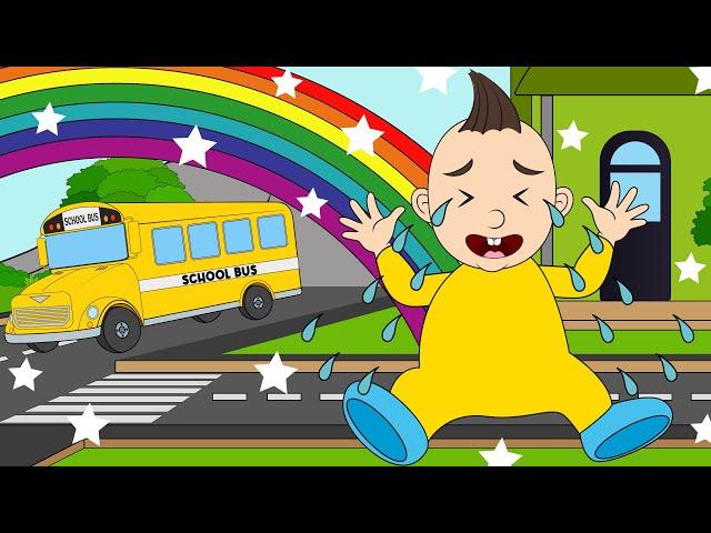 Wheels On The Bus Go Round and Round - Baby Songs | Chirpy Toons - Nursery Rhymes & Kids Songs