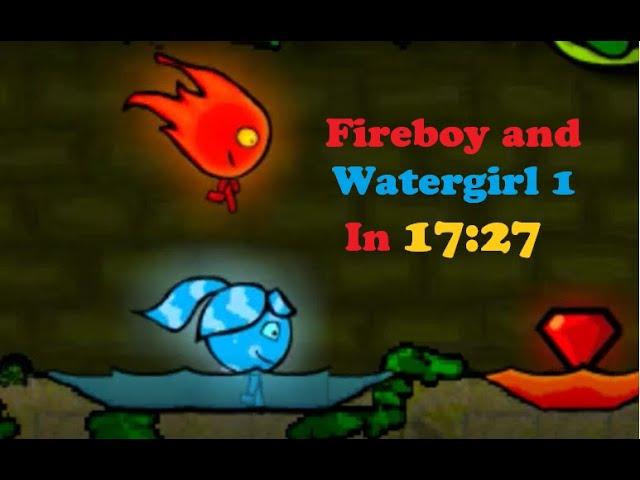 Fireboy and Watergirl Speedrun BY ONE PERSON In 17:27 (Former World Record)