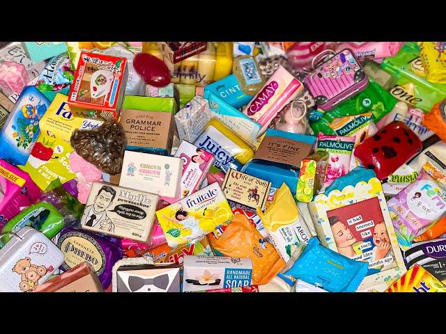 Sassy Soap Haul  ASMR Opening 200  Soaps from Around the World  Unboxing Unpacking Unwrapping