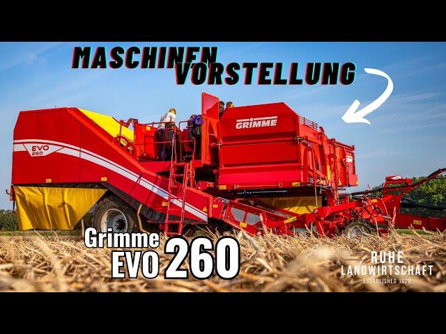 Brandneue GRIMME EVO 260 / Vollhydraulischer Antrieb, Triebrad & mehr / Neuheiten & Technische Daten