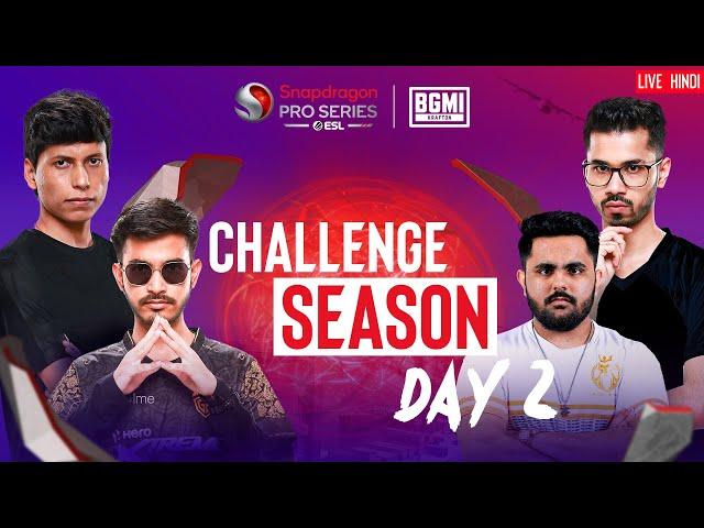 [HINDI] BGMI Snapdragon Mobile Challenge Season Day 2 | Season 6 India