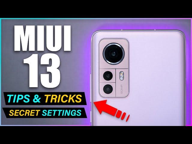 Xiaomi 12 - MiUI 13 Tips & Tricks
