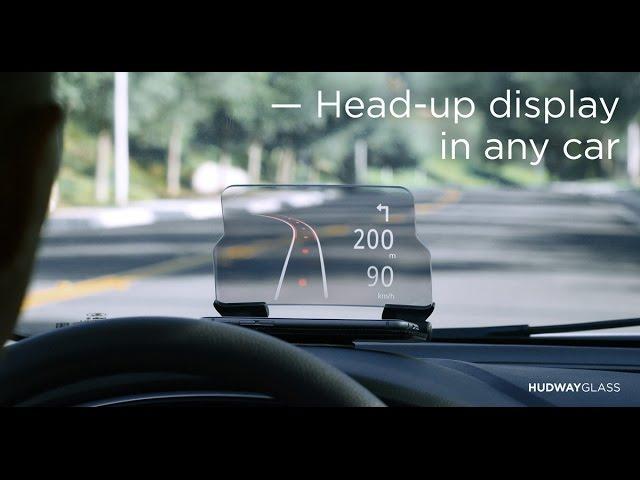 HUDWAY Glass — Head Up Display HUD in any car