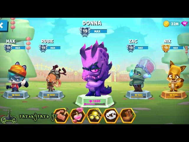 New Donna is OP!! (BUFFED) #zooba #gameplay