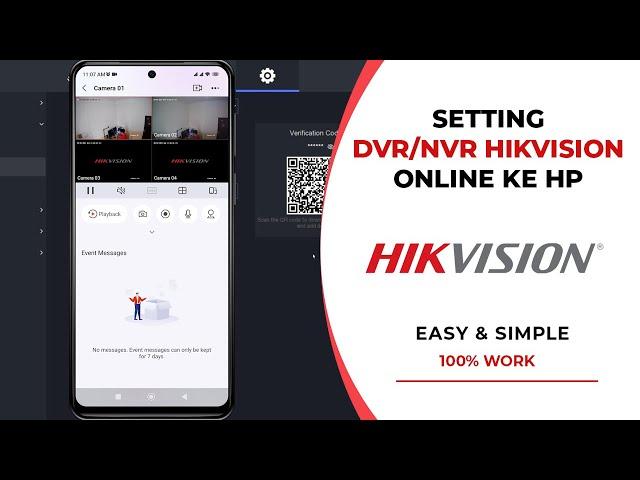 Cara Setting DVR Hikvision Online ke HP