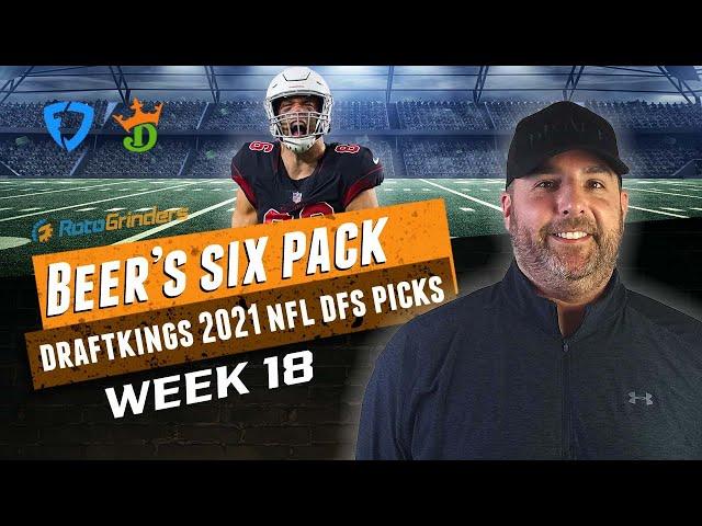 DRAFTKINGS & FANDUEL NFL WEEK 18 DFS PICKS | THE DAILY FANTASY 6 PACK