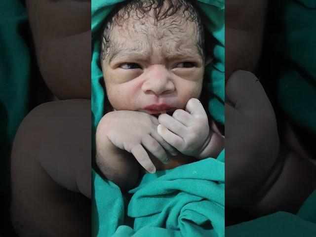 welcome to new world #viralvideo #cutebaby #cutiest #newbornbaby