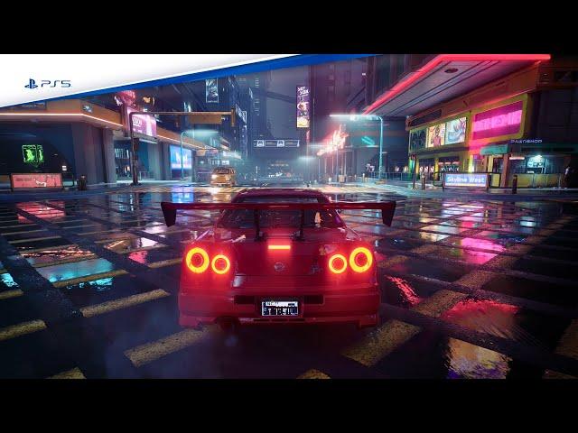 Cyberpunk 2077 PATCH 2.01 But Nissan Skyline GT-R R34 Car Gameplay With DLSS 3.5 Ray Reconstruction