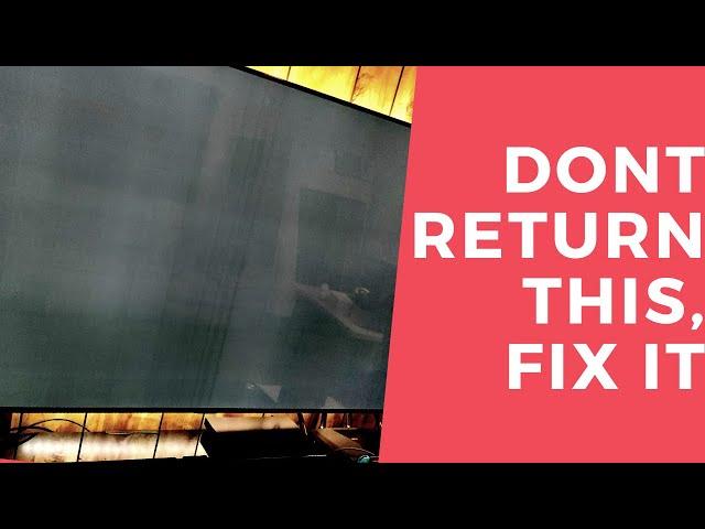 How To Easily Fix Your New OLED Banding, Grid, Or Dirty Screen Issues