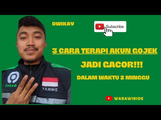 3 CARA TERAPI AKUN GOJEK BIAR GACOR 2022 || GOJEK GACOR