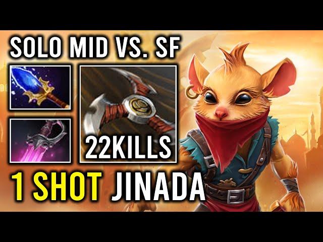 How to Play Mid BH Against SF in 7.36 with First Item Khanda Unlimited Shuriken Spam Dota 2