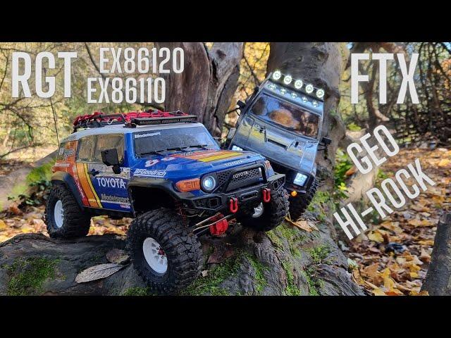 RC Crawler - FTX Geo - FTX Hi-Rock (RGT EX86110 & RGT EX86120) - Woods Run #1