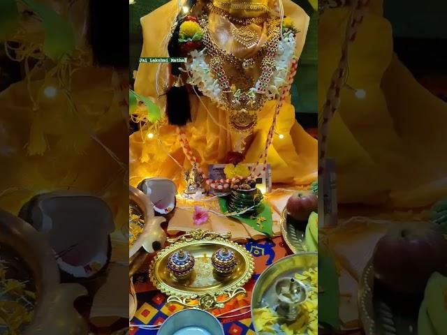 Varamahalakshmi pooja decoration | Varamahalakshmi goddesslakshmi🫶