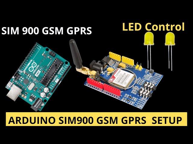 SIM900 GSM/GPRS Shield SETUP with Arduino UNO - Arduino GSM Tutorial