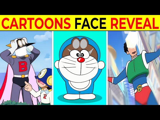 FACE REVEAL of Popular Cartoon Characters.