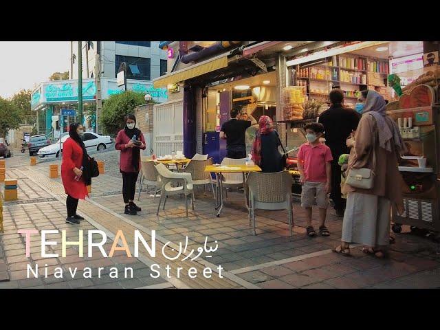 TEHRAN Iran 2021 - Walking on Niavaran street| تهران1400 | نیاوران