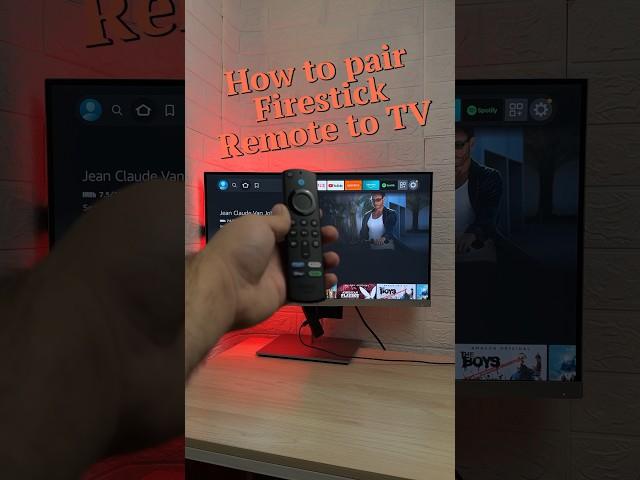 How to Pair Firestick Remote to TV