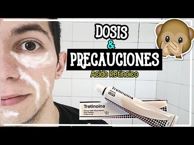 Precauciones y Dosis de ÁCIDO RETINOICO para Arrugas, Acné, Manchas,Estrías y Más...