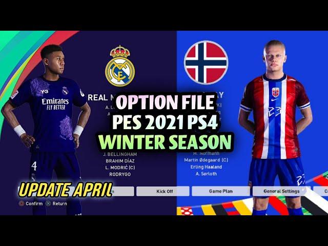 REVIEW OPTION FILE PES 2021 PS4 EDISI APRIL 2024