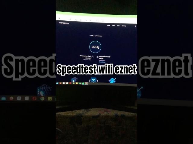 speedtest wifi eznet 10 mbps #wifi #eznet #indihome