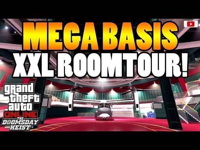 MEGA BASIS Tuning + XXL RoomTour! [GTA 5 Online Doomsday Heist Update DLC]