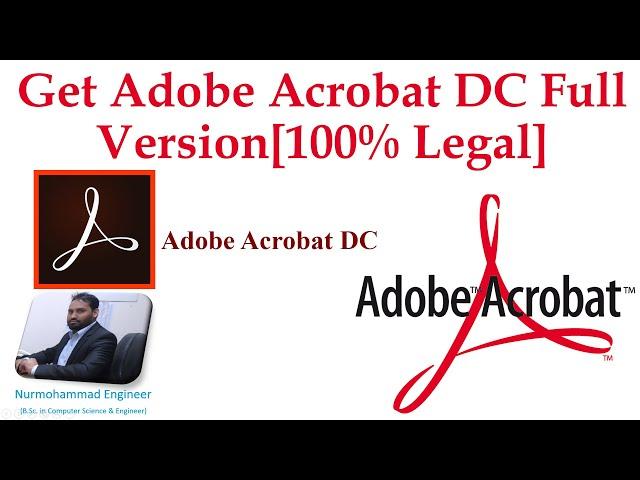 How To Download And Use Adobe Acrobat Pro DC free, work 100%