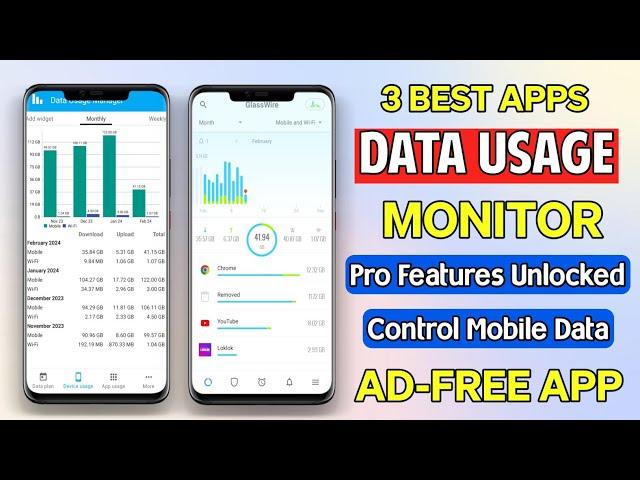 3 Best Data Usage Monitor App For Android in 2024