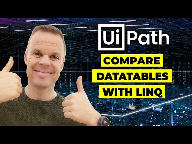 UiPath | Compare two Excel Sheets (/Data Tables) using C# LINQ | Tutorial