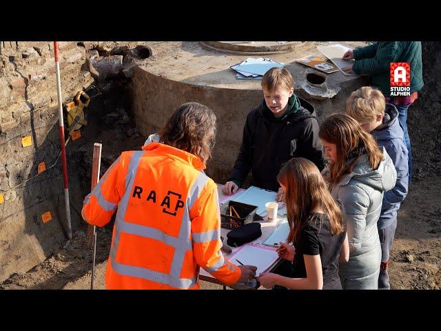 Jonge archeologen ontdekken Romeins verleden in Alphen aan den Rijn