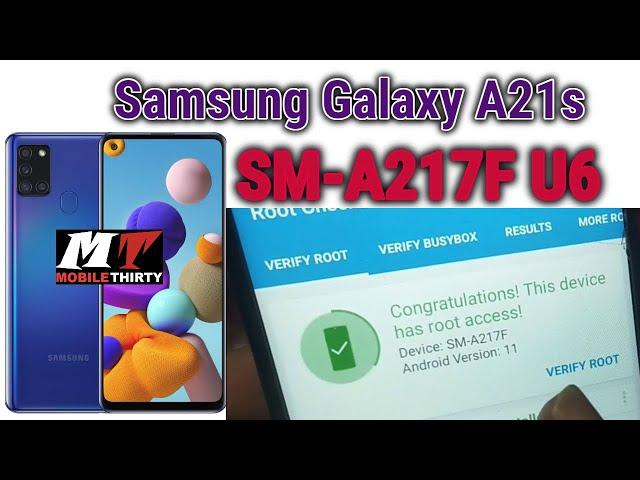 A217F Root U6 - Samsung A21s A217F U6 Root file Tested Solution 100%