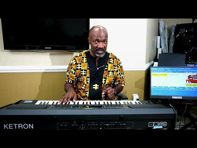 "Asante" performed on Ketron sd60 AjamSonic Keyboard with Afro Pro Pack installed