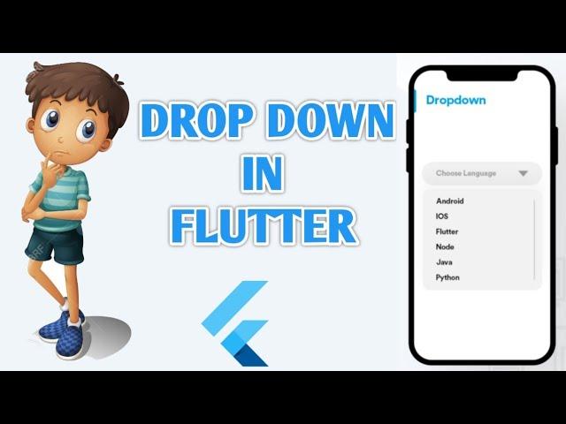 DropDown Button flutter - Flutter DropDown Button Widget