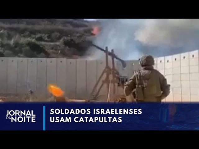 Israel usa catapultas contra Hezbollah | Jornal da Noite