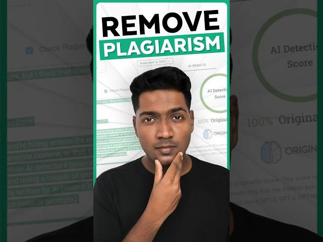  Remove Plagiarism in 30 Seconds!