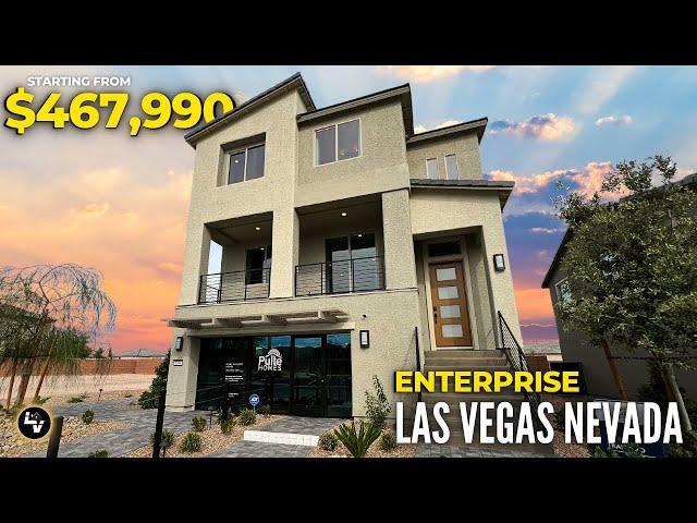 TOUR Las Vegas Nevadas' NEW HOMES And Community In Enterprise | Paldona By Pulte Homes