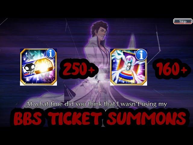 Aizen fakeout!! BBS Ticket Summons!! Bleach Brave Souls