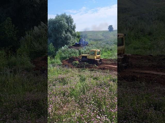 Делаем переправу на дальние поля #сельскоехозяйство