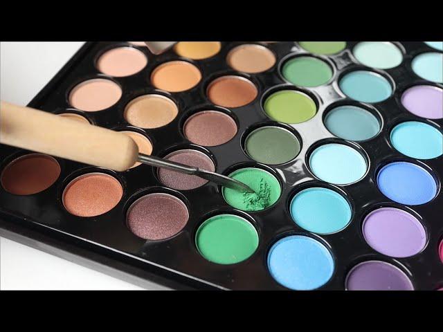 ASMR Destroying Cosmetics (Shadow Palette) 88가지 색상 섀도우 부수는 대환장 파티