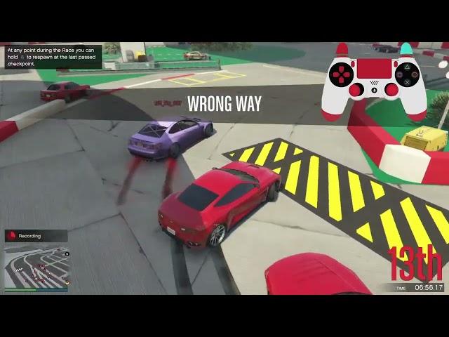 GTA 5 : Drifting  (Low Grip ) no mods PS4 