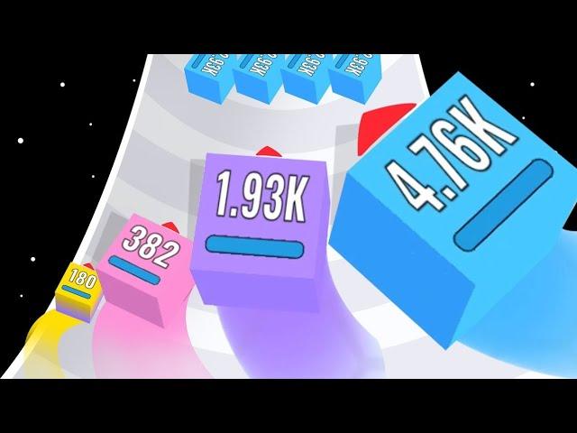 CUBE ZONE io - Level Up Cube (NOOB PRO HACKER) Max Level Gameplay