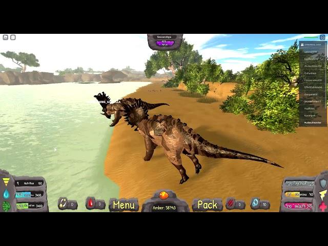 SAVAGE SINOCERATOPS! ( Roblox Prior Extinction )